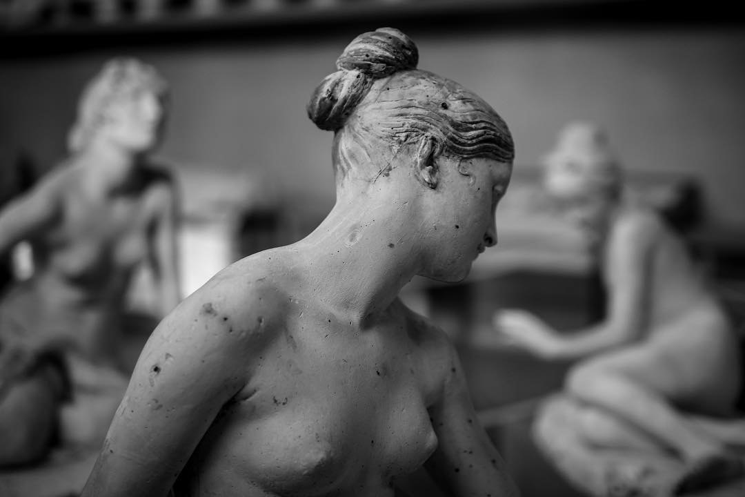 firenze, fev, 2018. — (Escultura de Lorenzo Bartolini, Ninfa do Escorpião, 1837).