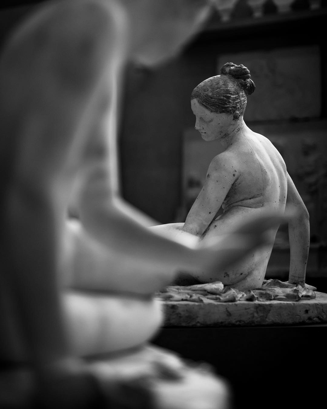 Firenze, fev, 2018.... (Escultura de Lorenzo Bartolini, Ninfa do Escorpião, 1837).